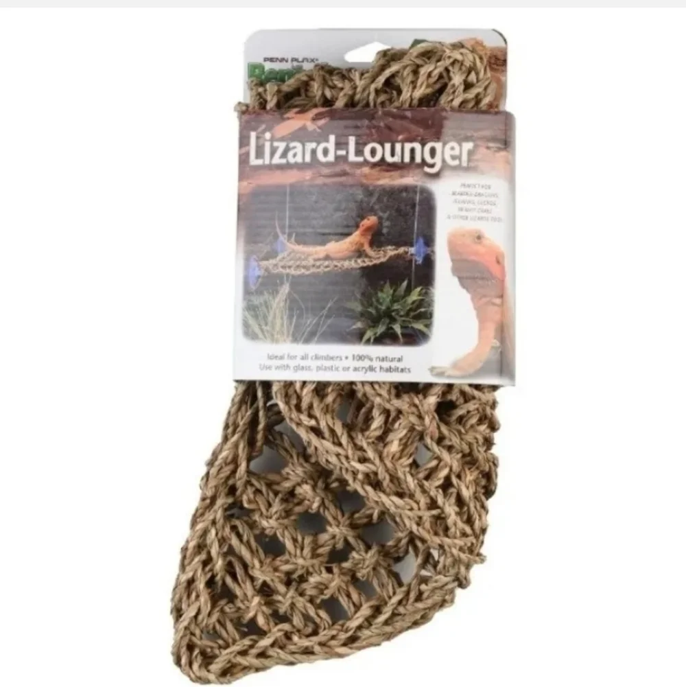 PENN-PLAX Reptology Lizard Loungers - 100% Natural Seagrass Fiber